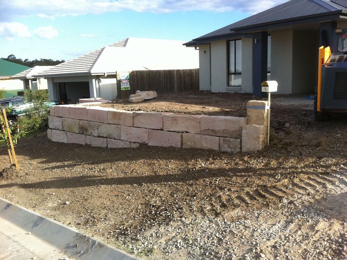 A Grade Sandstone Half Wall