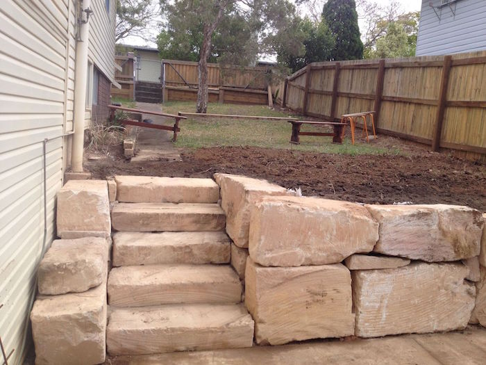 Diamond Cut Fine Grade Sandstone Steps