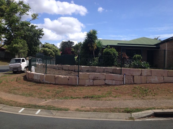 Grade B Sandstone Curved Fence